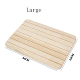 Wood Ring Display Board Earring Necklace Cards Props Holder