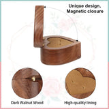 Wooden Ring Display Box Jewelry Packaging Box