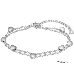 Love Heart Charms Women's Bracelet for Engagement