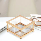Mirrored Makeup Tray Keys Candy Holder Home Decor