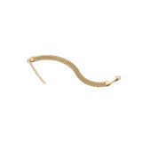 Titanium Steel Hiphop Cuban Link Bracelet Men Women Jewelry