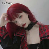 Punk Style PU Leather Women Choker with Wide Buckles