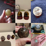 Natural Stone Round Ball 20mm DIY Necklace Bracelet Making Jewelry Gift