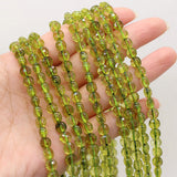 Peridot Faceted Beads 6mm for DIY Necklace Bracelet