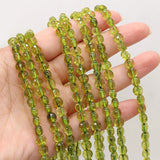 Peridot Faceted Beads 6mm for DIY Necklace Bracelet