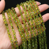 Peridot Faceted Beads 6mm for DIY Necklace Bracelet
