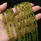Peridot Faceted Beads 6mm for DIY Necklace Bracelet