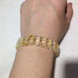 Citrine Stone Beads Bracelet for Gemini