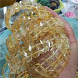 Citrine Stone Beads Bracelet for Gemini