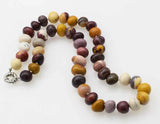 Yellow Egg Agate 10-12mm Baroque Necklace 18inch Beads