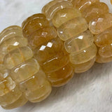 Yellow Jade Stone Bracelet Natural Gemstone Bangle