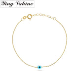 925 Silver Evil Eyes Charm Bracelet Women Statement Jewelry