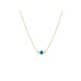925 Silver Evil Eyes Necklace Women Statement Jewelry