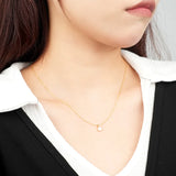 Opal Stone Pendant Necklace for Women - Birthday Gift