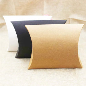 ZerongE Jewelry Pillow Box - Cardboard Paper Box for Gifts, 20pcs