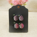 Hair Clip Blank Card 100pcs White/Kraft/Black Paper
