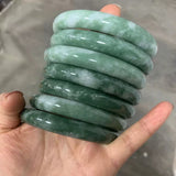 Zheru Jewelry Natural Burma Jade 54-62mm Bracelet Princess