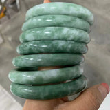 Zheru Jewelry Natural Burma Jade 54-62mm Bracelet Princess
