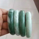 Natural Burma Jade Bracelet 54mm-62mm Princess Style Gift for Her