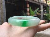 Natural Burmese Jade Two-Color Bracelet Princess Jewelry
