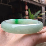 Natural Burmese Jade Two-Color Bracelet Princess Jewelry