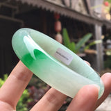 Natural Burmese Jade Two-Color Bracelet Princess Jewelry