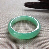 Zheru Jadeite 54-64mm Light Green Bracelet