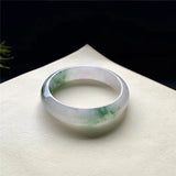 Zheru Jewelry Natural Myanmar Jadeite 54-64mm Flower Bracelet