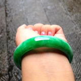 Zheru Jewelry Natural Myanmar Jadeite Green Bracelet Princess Jewelry