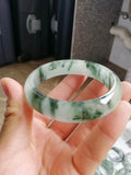Natural Myanmar Jadeite Light Flower Bracelet Princess Jewelry