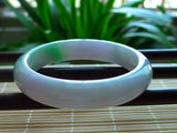 Zheru Jewelry Natural Myanmar Jadeite 54-64mm Two-Tone Bracelet