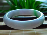 Zheru Jewelry Natural Myanmar Jadeite 54-64mm Two-Tone Bracelet