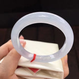 Natural Myanmar Jadeite Light Purple Bracelet Princess Jewelry