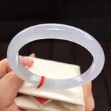 Natural Myanmar Jadeite Light Purple Bracelet Princess Jewelry