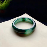 Zheru Jewelry Natural Myanmar Jadeite 54-64mm Two-Color Bracelet
