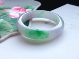 Zheru Jewelry Natural Myanmar Jadeite 54mm-64mm Spring Princess Bracelet