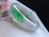Zheru Jewelry Natural Myanmar Jadeite 54mm-64mm Spring Princess Bracelet