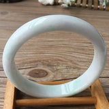 Zheru Jewelry Myanmar Jade A-Class 53mm-62mm Light Purple Princess Bracelet