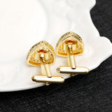 Triangle Zircon Crystal Cufflinks for Women
