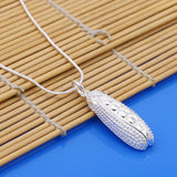 925 Silver Rich Bean Necklace Peanut Pendant Jewelry for Wife Pregnant Women
