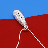925 Silver Rich Bean Necklace Peanut Pendant Jewelry for Wife Pregnant Women