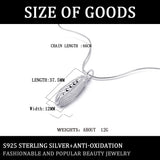 925 Silver Rich Bean Necklace Peanut Pendant Jewelry for Wife Pregnant Women