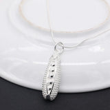 925 Silver Rich Bean Necklace Peanut Pendant Jewelry for Wife Pregnant Women