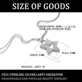 Frosted Star Necklace Double Line Round Beads Clavicle Chain
