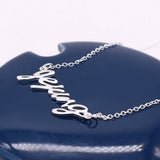 S925 Sterling Silver Alphabet Necklace Short Jewelry for Girlfriend