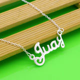 S925 Sterling Silver Alphabet Necklace for Women