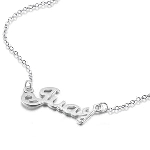 S925 Sterling Silver Alphabet Necklace for Women