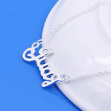 S925 Sterling Silver Alphabet Necklace for Women