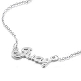 S925 Sterling Silver Alphabet Necklace for Women