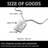 925 Silver Maitreya Buddha Pendant Men's Safety Pendant